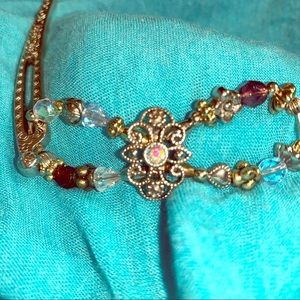 SMALL Lila Rose Flexi Clip, crystal accents NWOT